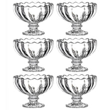 Glass Ice Cream Bowls Glass Dessert Cups for Sundae (6 pcs / 120ml)